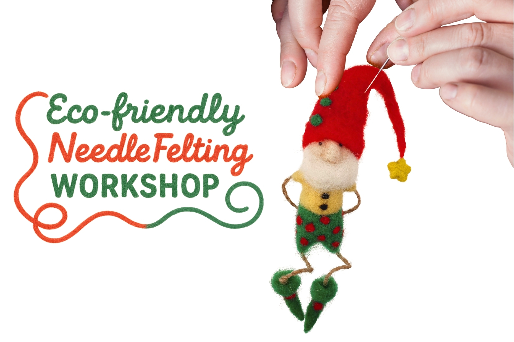 Izabela G needle felting workshop 23 12 2025 image 600x400px izabela6 hotmail co uk