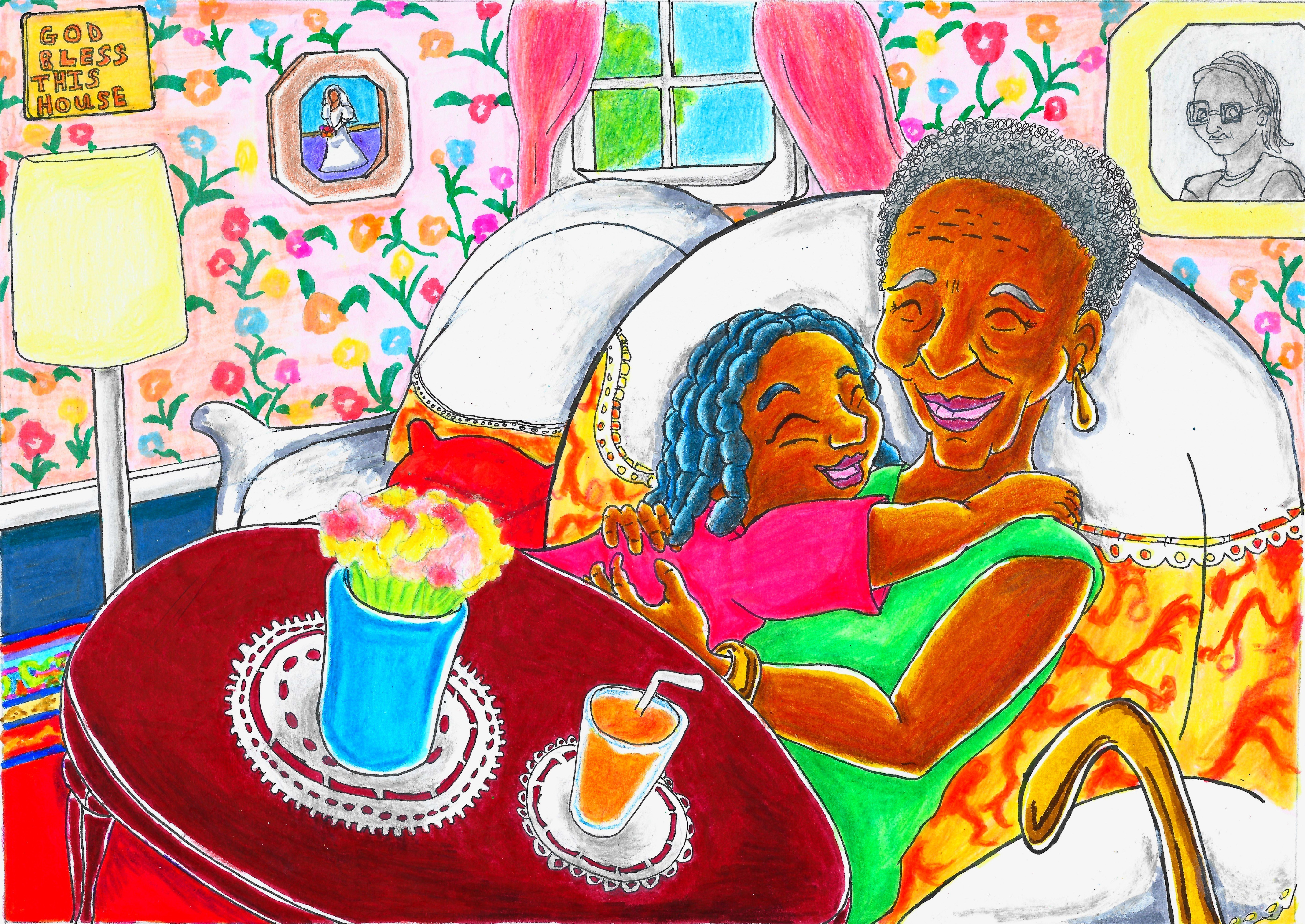 Nanas Front Room Illustration Cover