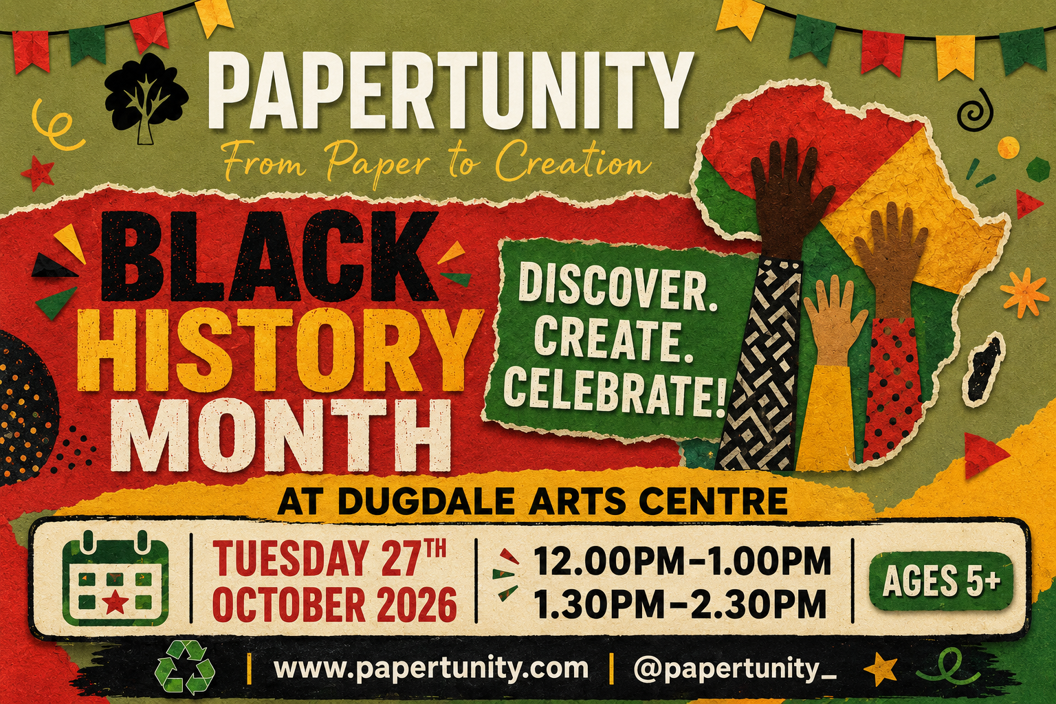 Updated Black History Month Papertunity Workshop